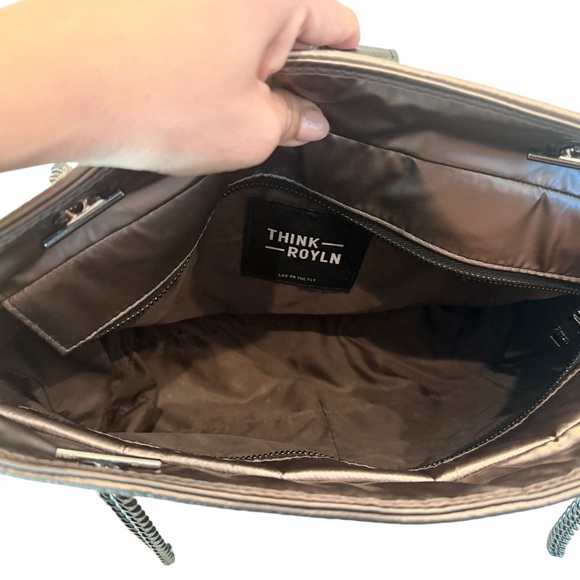 THINK ROYLN Metallic Shoulder Bag - Picture 7 of 9